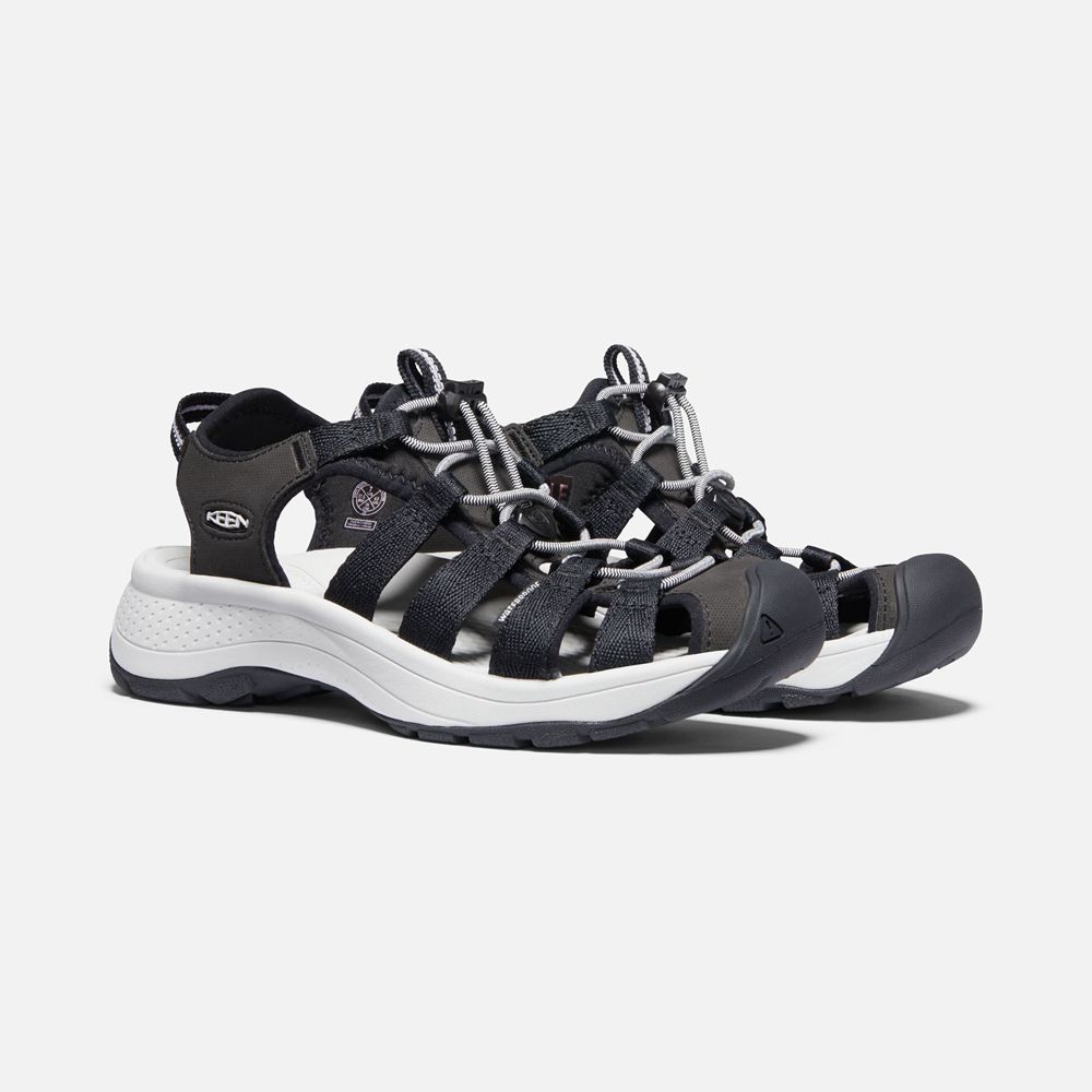 Sandales Keen Femme Noir/Blanche | Astoria West | SJMCG-3607